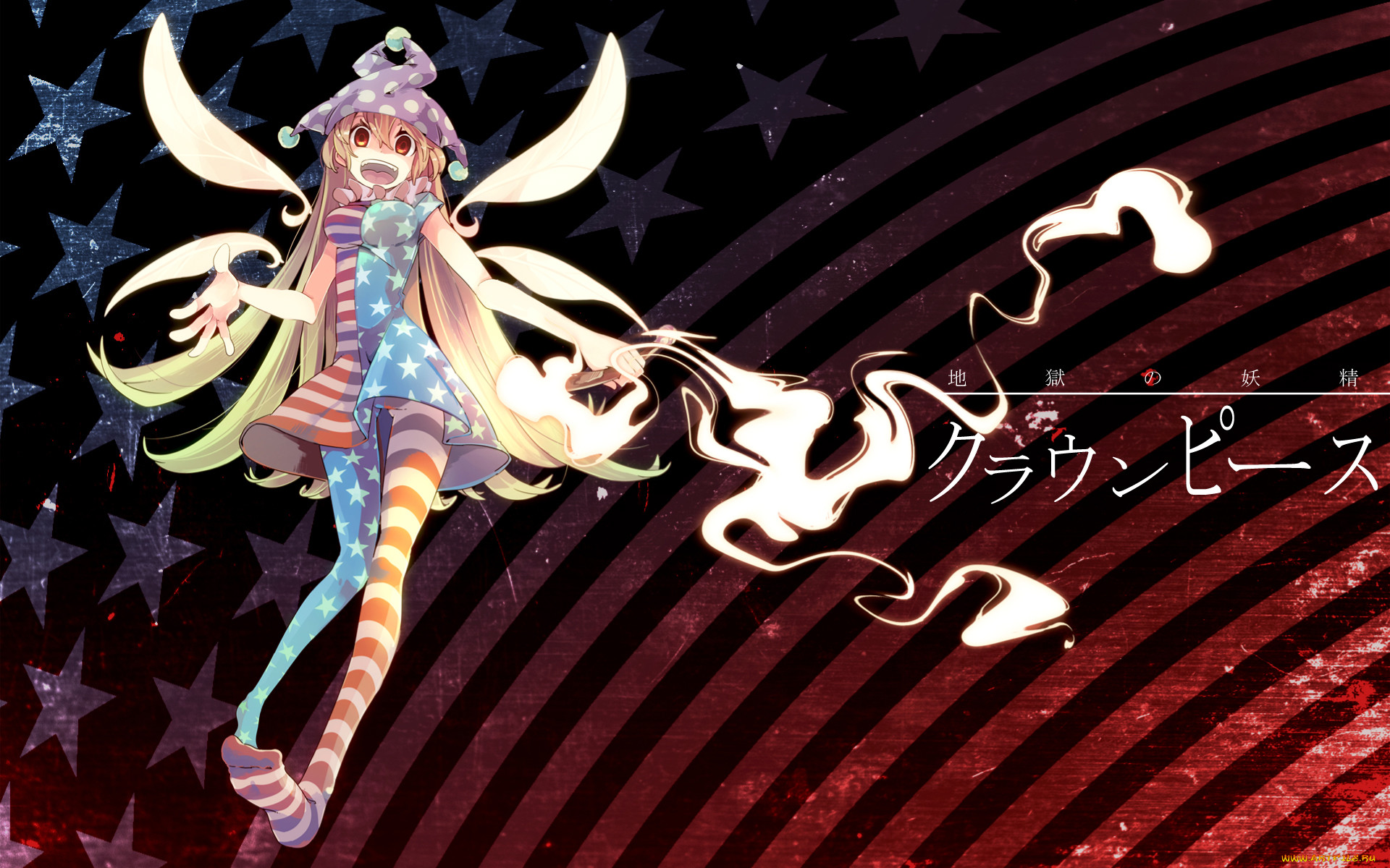 , touhou, , yoshinaga-p, clownpiece, 